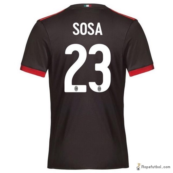 Camiseta AC Milan Replica Tercera Ropa Sosa 2017/18